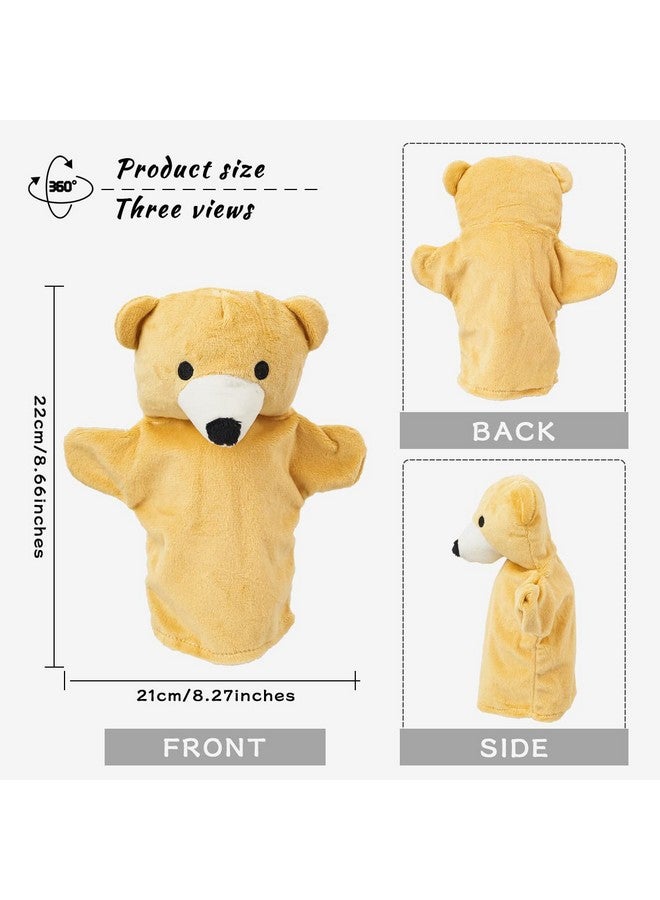 Yolococa Hand Puppets Animal Hand Party Toy for Kids, Soft Plush Puppet, 5 Pack - Image 2