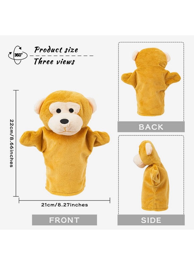 Yolococa Hand Puppets Animal Hand Party Toy for Kids, Soft Plush Puppet, 5 Pack - Image 3
