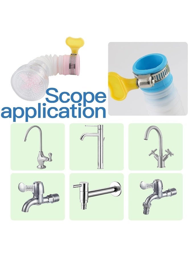 ECVV Portable Faucet Mount Filter Purified Water Filter, Adjustable Tap Kitchen Faucet Booster for Kitchen Bathroom, Fits Standard Faucets, Easy to Install - Image 4