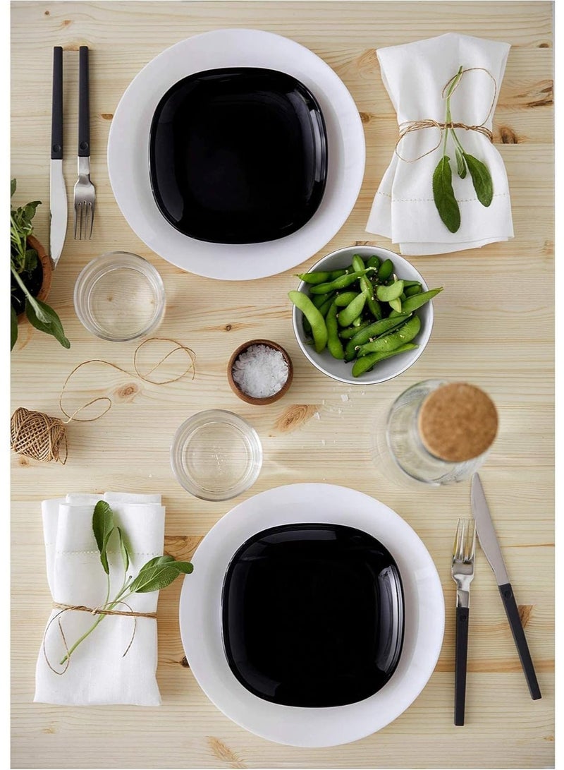 Ikea Professional Title: IKEA OFTAST Durable Tempered Glass Dinner Plates, White, 25 cm Set of 6 - Image 4