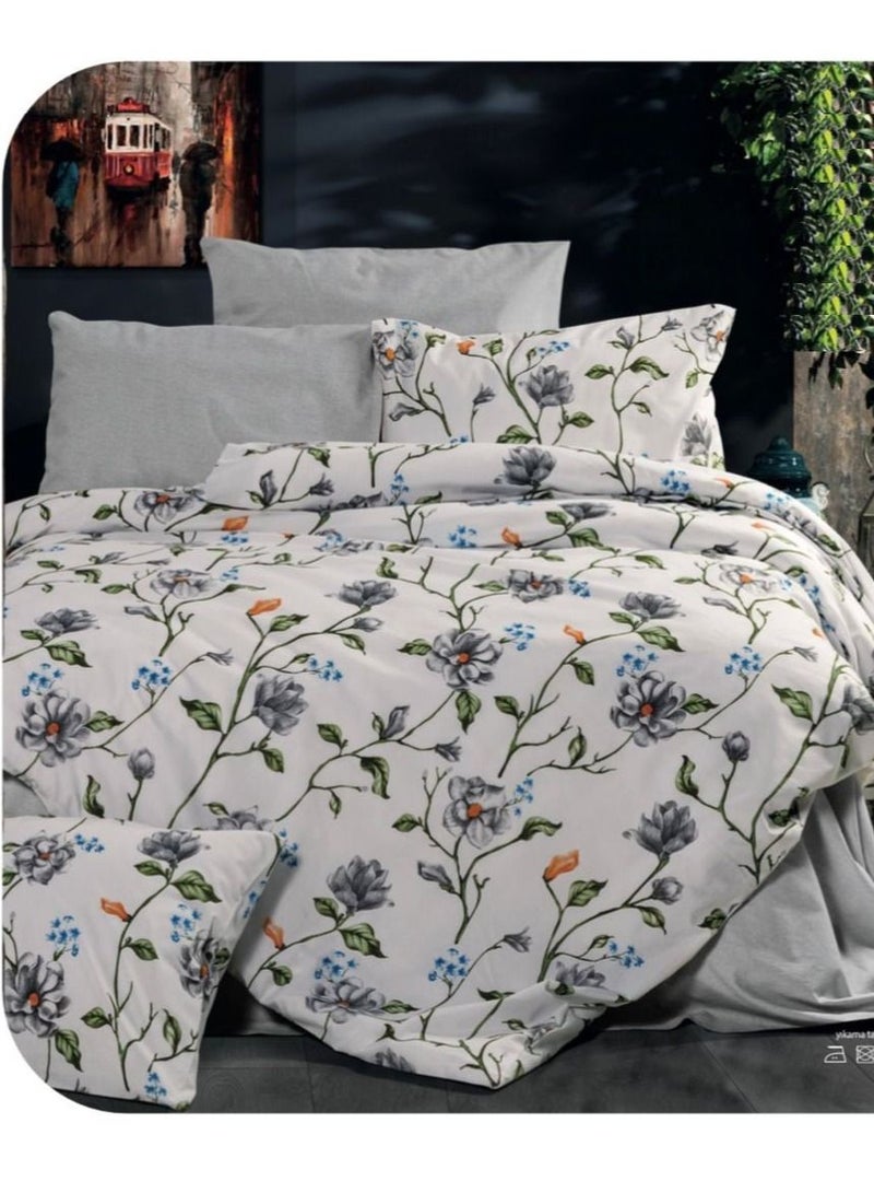 Hours Comforter set from hours Floral luxurious Turkish cotton 7 pieces king size - Image 1