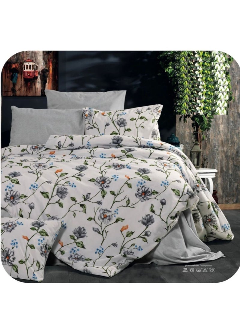Hours Comforter set from hours Floral luxurious Turkish cotton 7 pieces king size - Image 3