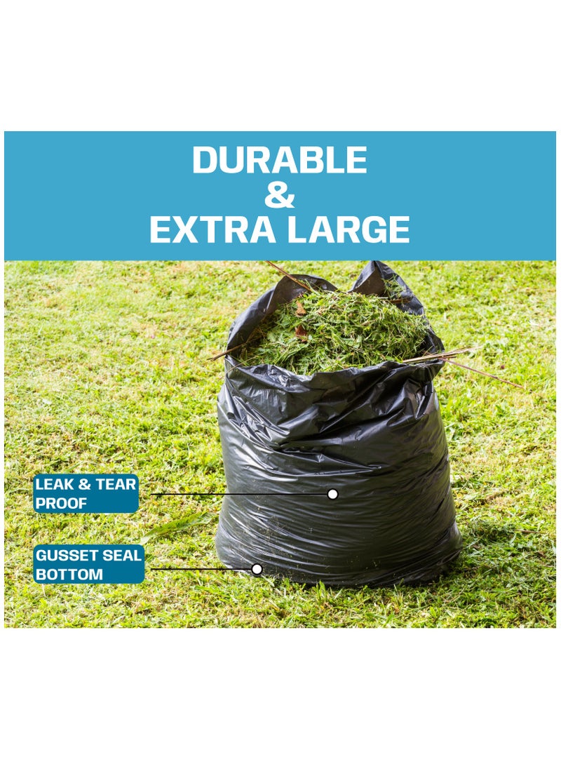 Hi Care (Pack of 100 Bags) Garbage Bag Black 45X50cm 18 Micron Heavy Duty Oxo Biodegradable Plastic Bag Small Trash Bags Dustbin Bags Waste Bag Office Bag Strong & Durable Bin Bag Garbage Bag Small  - Image 3