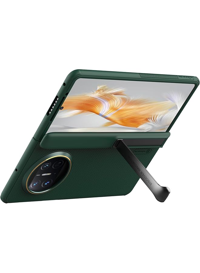 Nillkin Super Frosted Shield Fold With Stand Series Cover Case Designed For Huawei Mate X3 Green - Image 3