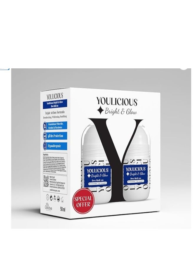 Deodorant Roll on Bright & Glow 1+1