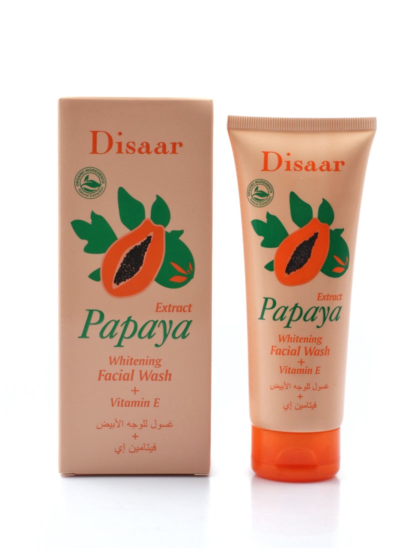 Disaar - Papaya whitening facial wash + vitamin E - Image 1