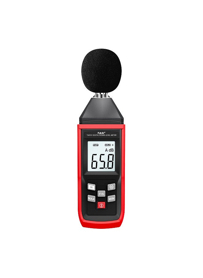 TASI TA8151 Digital Sound Level Meter SLM Household Noise Tester Professional High-Precision Noise Tester Handheld Sound Detector Decibel Monitor 30-130dB Acoustic Measurement Instrument  - Image 1