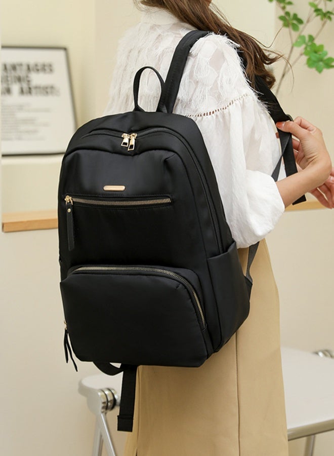 DUNISO Women Backpack Purse, Waterproof Backpack for Girl Woman Black Travel Bookbag Lady Shoulder Bag, Lightweight Ladies Fashion Daily Backpack Anti-theft Casual Daypack - Image 4