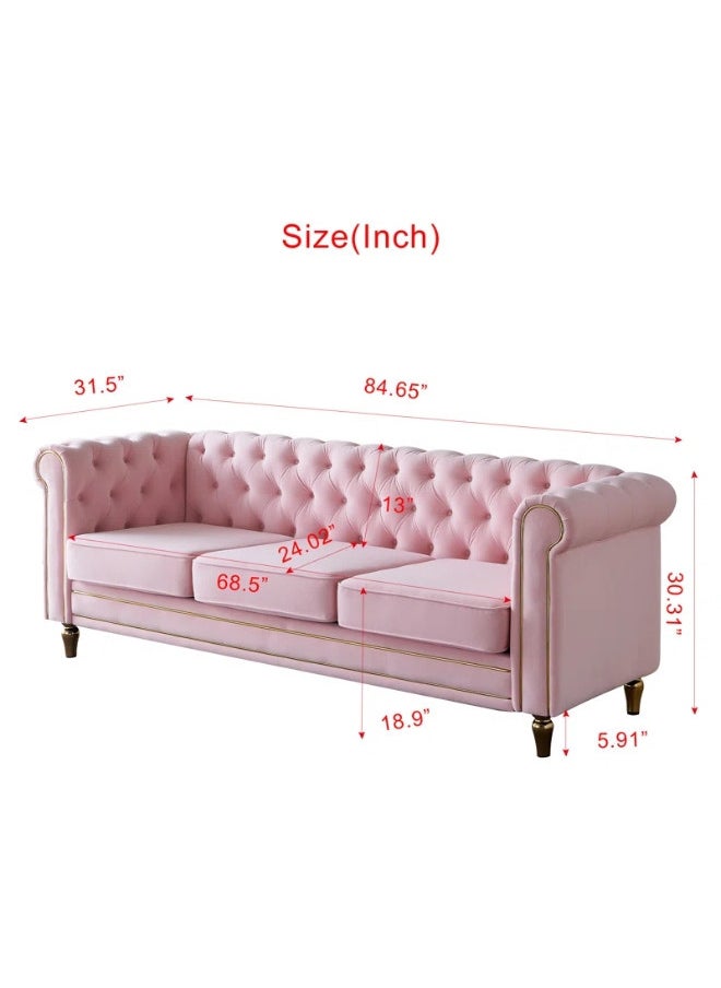 Jhailen '' Velvet Sofa - pzsku/Z760F66DAD6875AA31E21Z/45/_/1733401351/5dbd2ad3-2bae-4b99-97b5-a0b7a607d857