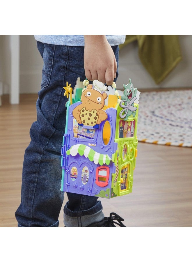 Hasbro Toys Hasbro Toys Uglydolls Uglyville Unfolded Main Street Playset & Portable Tote, 3 Figures & Accessories  - Image 4