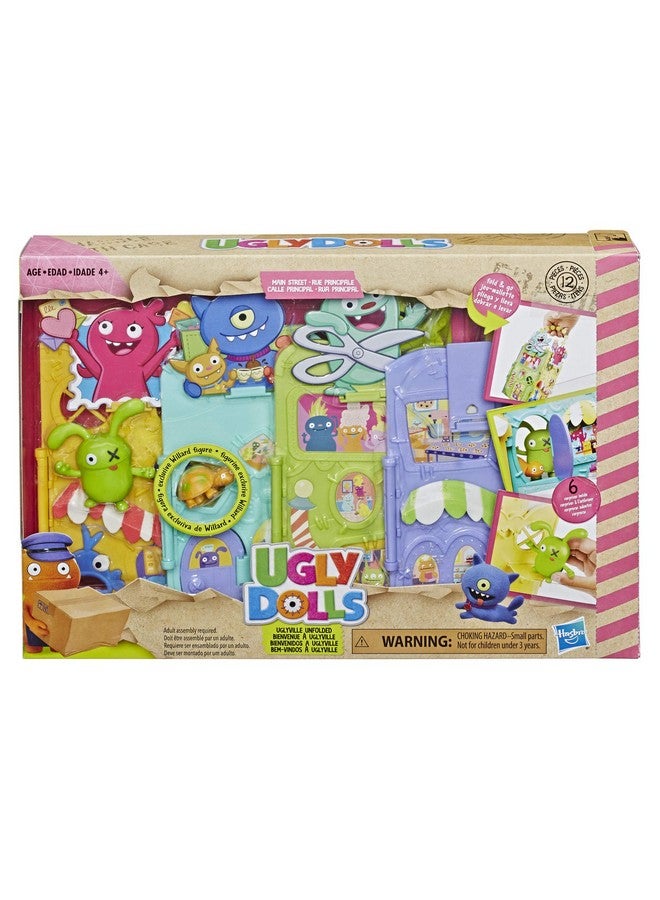 Hasbro Toys Hasbro Toys Uglydolls Uglyville Unfolded Main Street Playset & Portable Tote, 3 Figures & Accessories  - Image 2