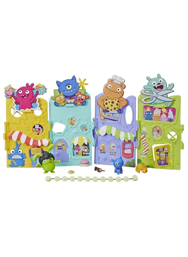 Hasbro Toys Hasbro Toys Uglydolls Uglyville Unfolded Main Street Playset & Portable Tote, 3 Figures & Accessories  - Image 1