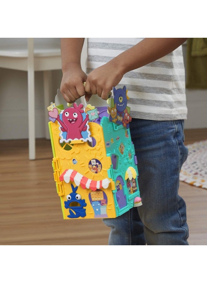 Hasbro Toys Hasbro Toys Uglydolls Uglyville Unfolded Main Street Playset & Portable Tote, 3 Figures & Accessories  - Image 5