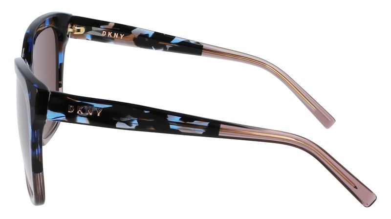 DKNY Full Rim Acetate Dkny Sun Dk534S N 5618 (270) Crystal Mink/Blue/Bk Tortoise - Image 1