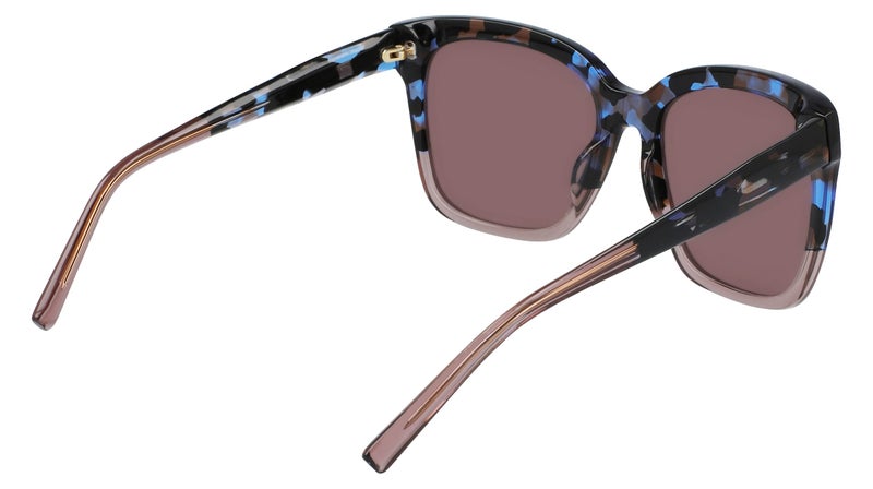 DKNY Full Rim Acetate Dkny Sun Dk534S N 5618 (270) Crystal Mink/Blue/Bk Tortoise - Image 4