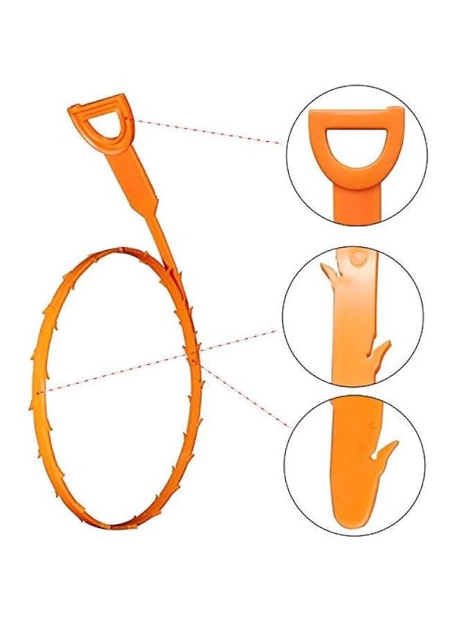 Drain Clog Remover Snake, Plumbing Toilet Hair Snake Drain Cleaner Auger Catcher for Kitchen, Sink, Bathroom, Tub, Shower(4 Pack 20inch) - Image 2