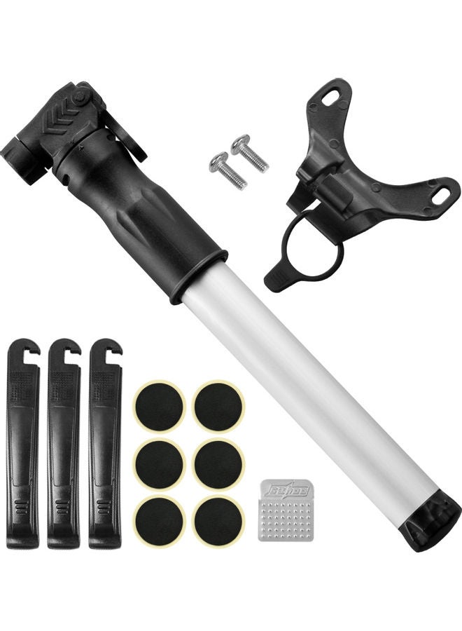 NIBEMINENT Mini Bike Pump With Tire Repair Kit 23 x 5 7cm - Image 1