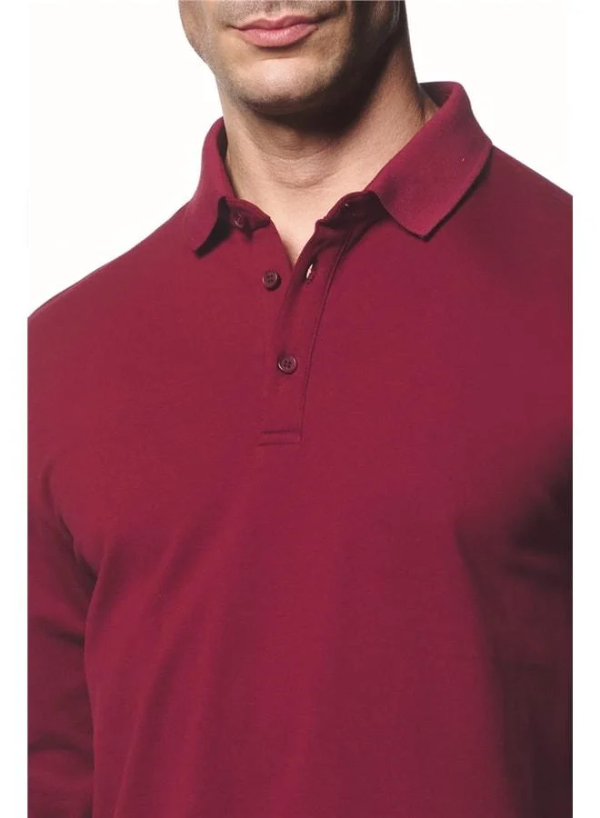 Liwali Long Sleeve Polo Collar T-Shirt.