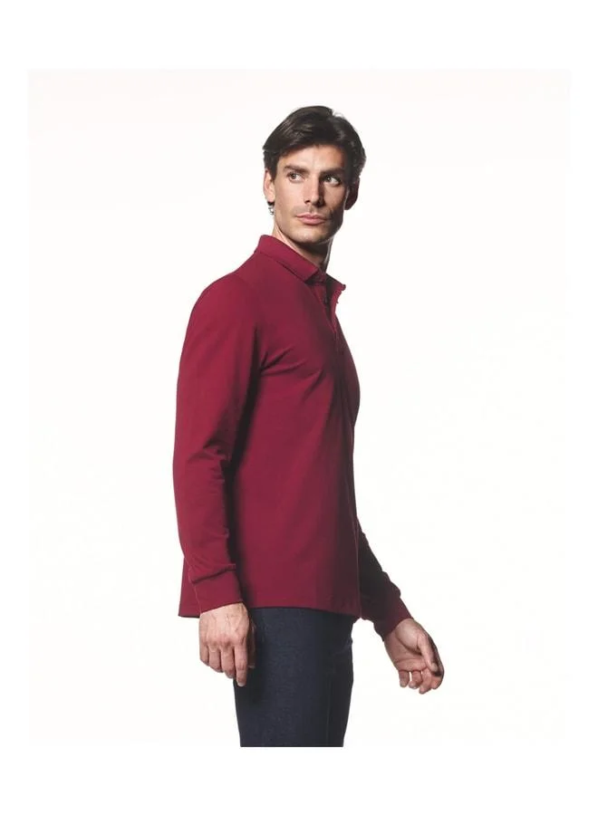 Liwali  Long Sleeve Polo Collar T-Shirt. for Men | Best Price UAE