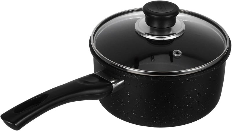 Small Maifanstone Nonstick Saucepan with Lid 16cm Japanese Kitchen Cooking Pot Milk Warmer Food Stew Pot for 1-3 People Food Cooking - Image 1