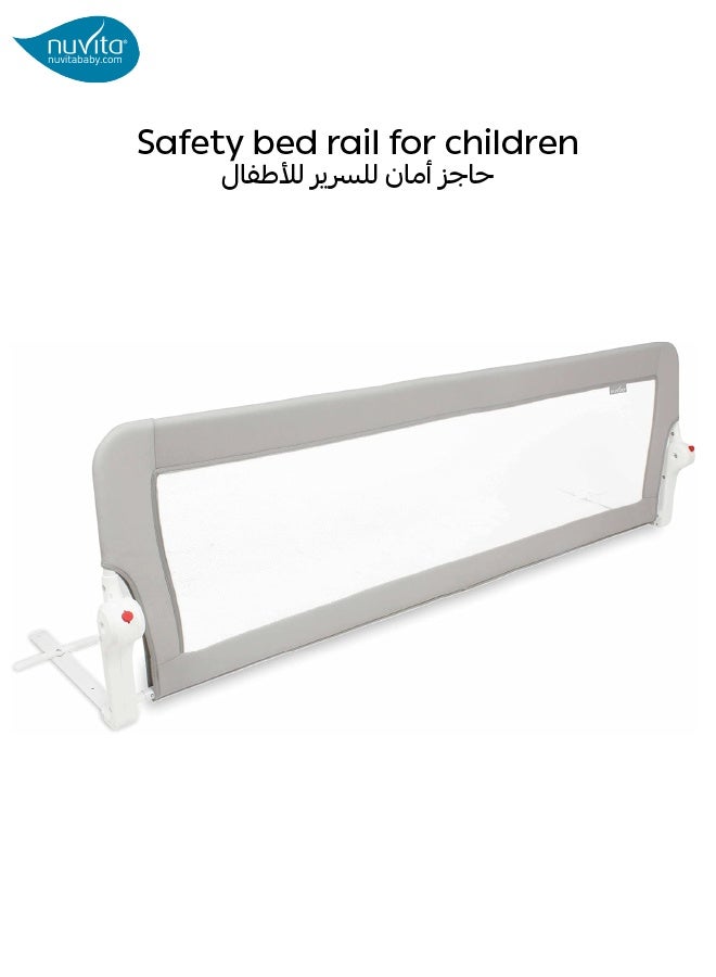 Nuvita Safety Bed Rail | Foldable | Special Locking Function | Net Fabric | Extra Safety | 150 x 48.5 cm | For Children 18 Months+ | Lightweight & Portable - Image 1
