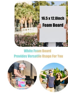 20-Pack White Foam Boards 12" x 16.5", 5mm Thick | A3 Polystyrene Foam Core Sheets for Art, Crafts, Baking, Presentations, Weddings, School Projects & Displays - pzsku/Z760FD96D9CC82A3F3445Z/45/_/1736689605/e15de582-2e6e-4bec-b873-f82da26be4b1