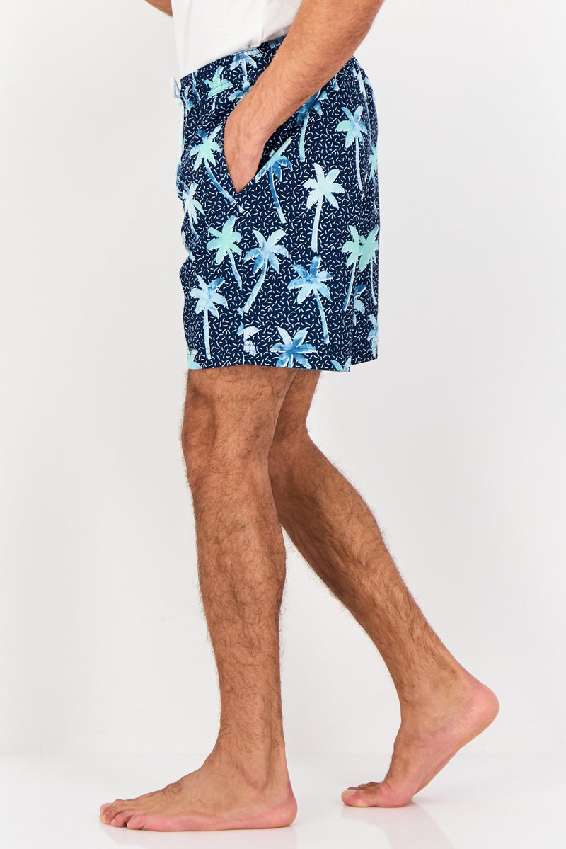 Member's Mark Men Floral Print Board Shorts, Multicolor - Image 2