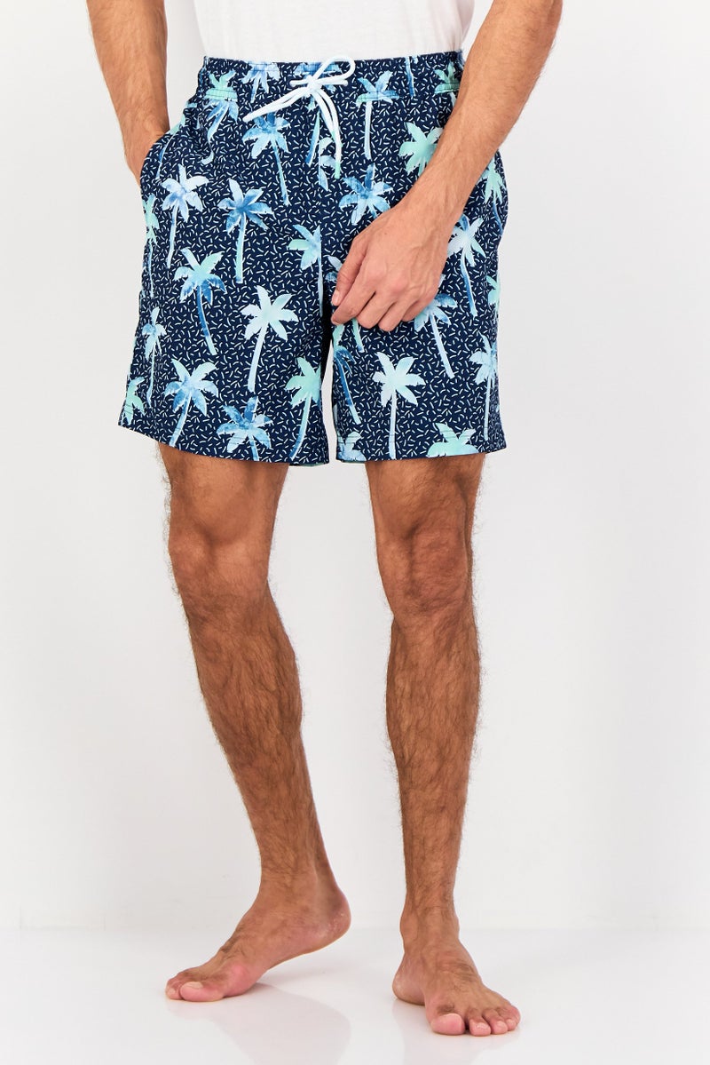 Member's Mark Men Floral Print Board Shorts, Multicolor - Image 1