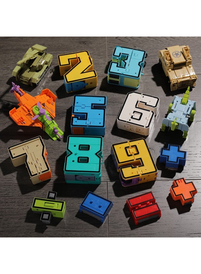 TEMI Tangmi Children's Digital Transforming Robot Toy, Transformers Car Toy, Boys' Holiday And Birthday Gift - Image 5