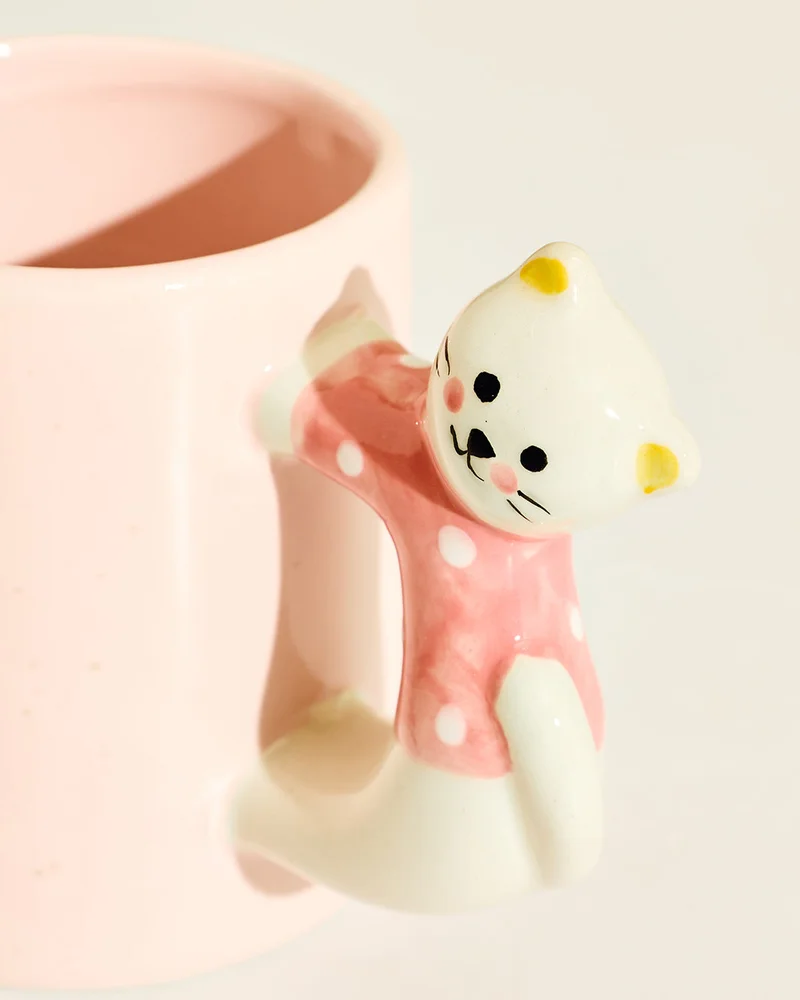 REDTAG Pink Cat Mug 11oz
