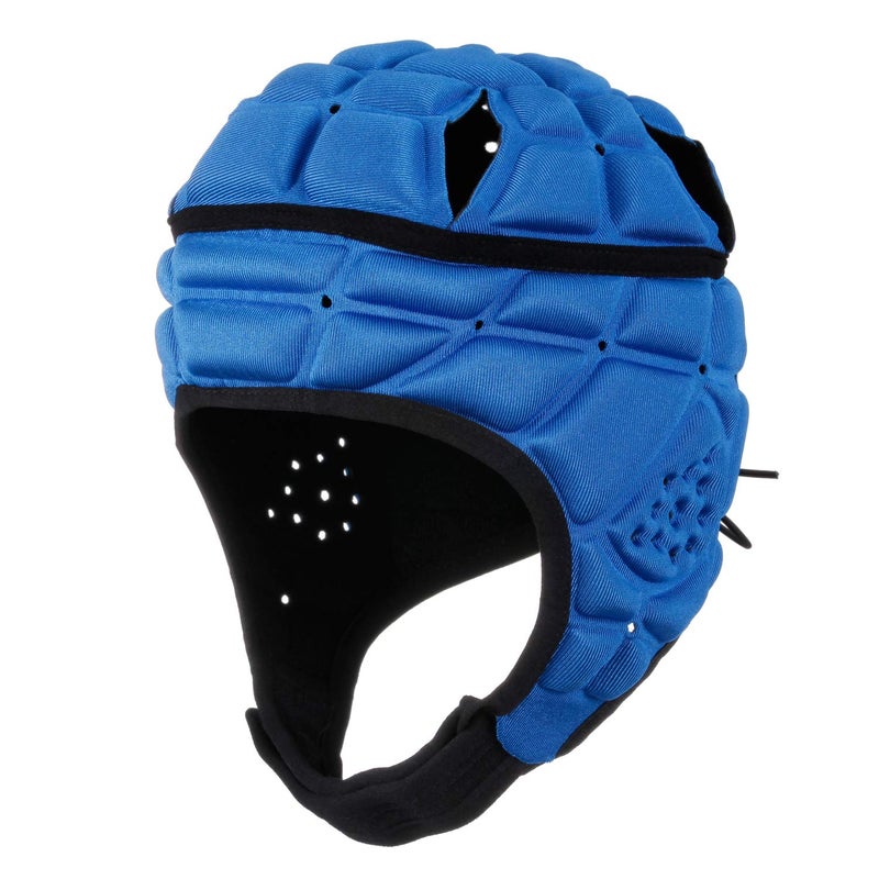 Surlim Rugby Helmet Headguard Headgear for Soccer Scrum Cap Soft Protective Helmet for Kids Youth Blue Medium - Image 3