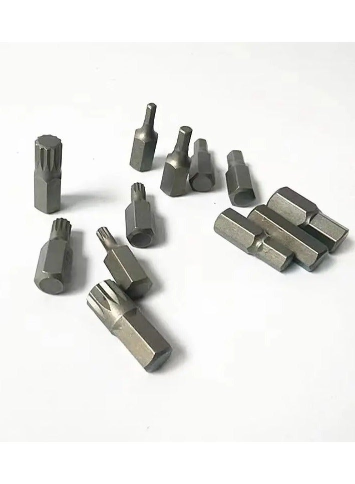 Professional 40-Piece Screwdriver Bit Set High Quality Hex (Hex), Torx (Star/Torx), Spline - Image 4