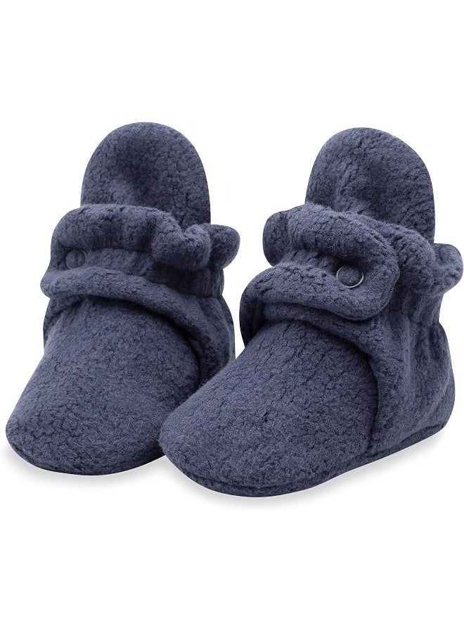 Zutano Cozie Fleece Baby Booties, Unisex, For Newborns and Infants - Image 1