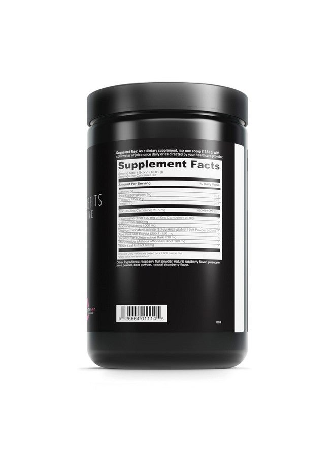 Davinci مكمل دافنشي لابز جي آي - مسحوق صحة الجهاز الهضمي مع الزنك و L-جلوتامين* - دعم الجهاز المناعي والهضم الصحي* - مكمل صحة الأمعاء للرجال والنساء - 30 حصة (384.15 جرام) - Image 2