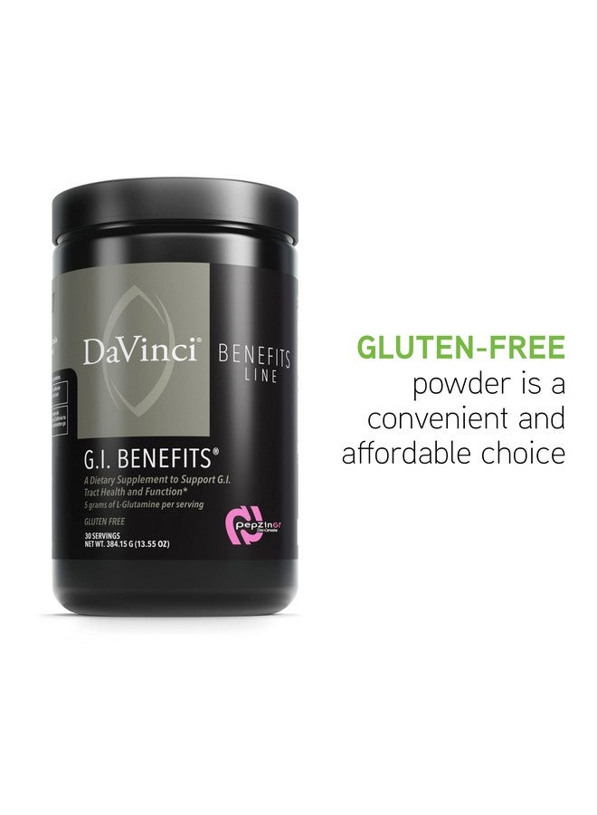 Davinci مكمل دافنشي لابز جي آي - مسحوق صحة الجهاز الهضمي مع الزنك و L-جلوتامين* - دعم الجهاز المناعي والهضم الصحي* - مكمل صحة الأمعاء للرجال والنساء - 30 حصة (384.15 جرام) - Image 5