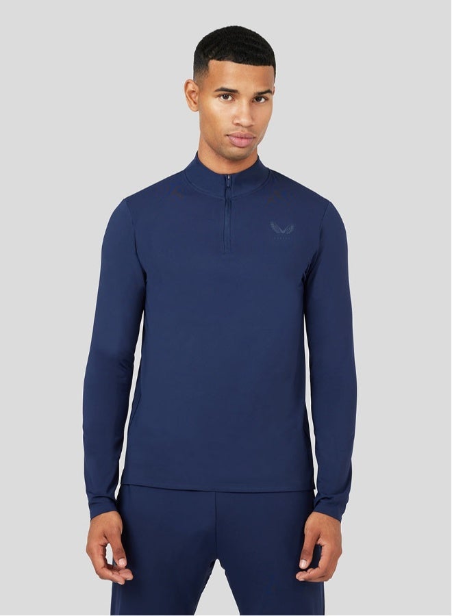 CASTORE Navy Metatek 1/4 Zip - Image 5