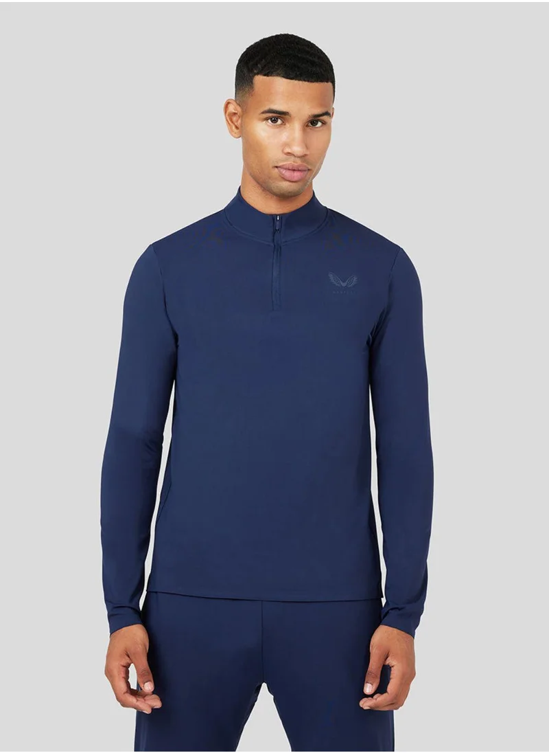 CASTORE Navy Metatek 1/4 Zip