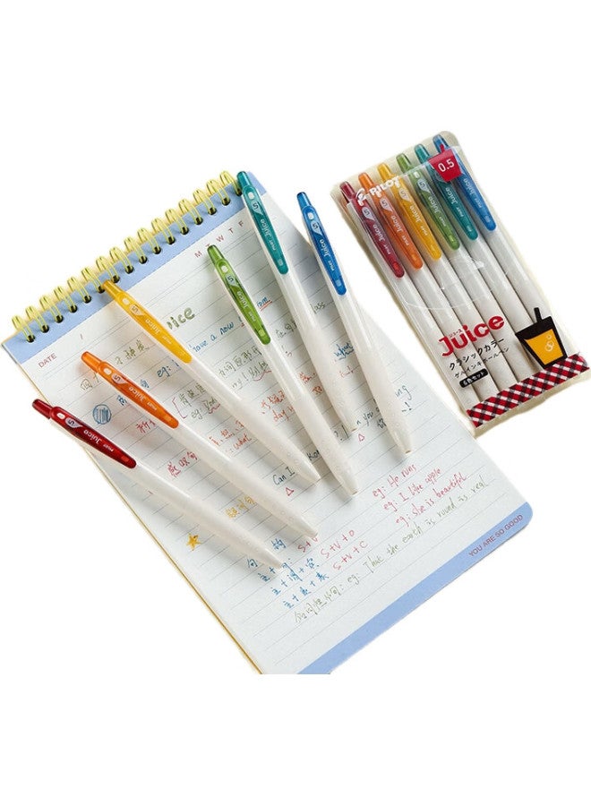 Pilot Juice Gel Ink Pen 0.5 Lju-15-6Cku, Set Of 6 Soft Colors - Image 1