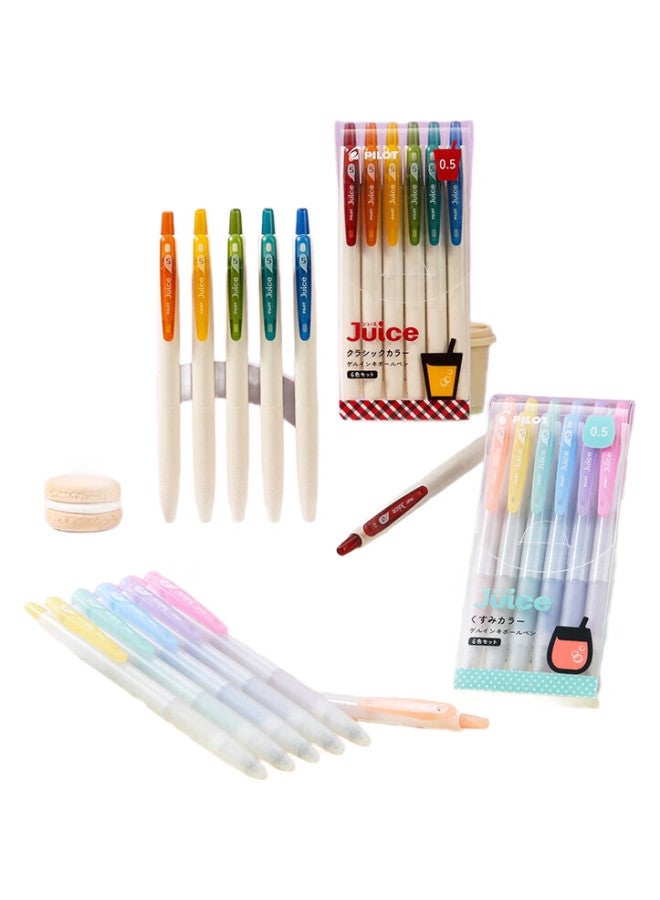 Pilot Juice Gel Ink Pen 0.5 Lju-15-6Cku, Set Of 6 Soft Colors - Image 2