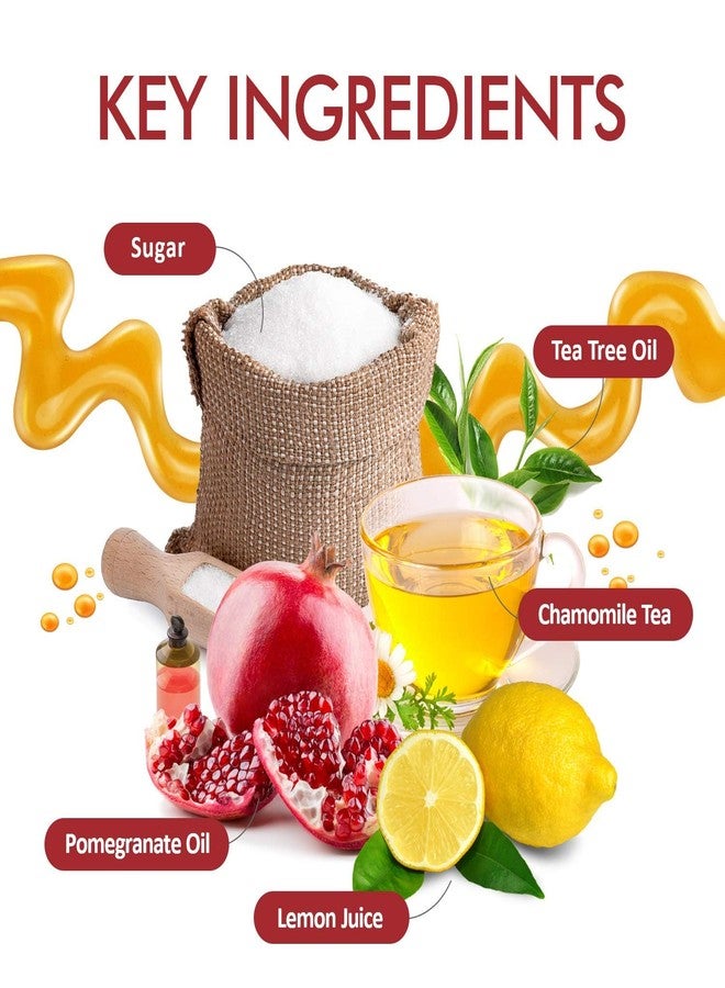 MOOM طقم شمع الحواجب العضوي من مووم مع زيت الرمان والبابونج - جل إزالة الشعر بالسكر الطبيعي مع 12 شريط قابل لإعادة الاستخدام و4 أدوات تطبيق لنحت 0.6 أونصة. عبوة واحدة - Image 3