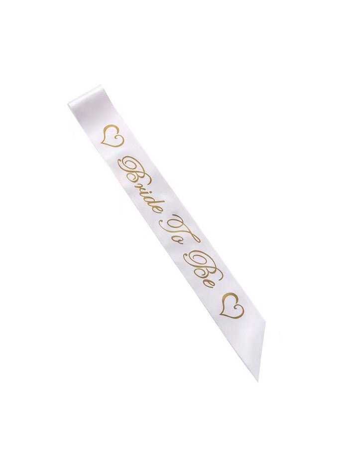 Bride To Be Printed Party Sash