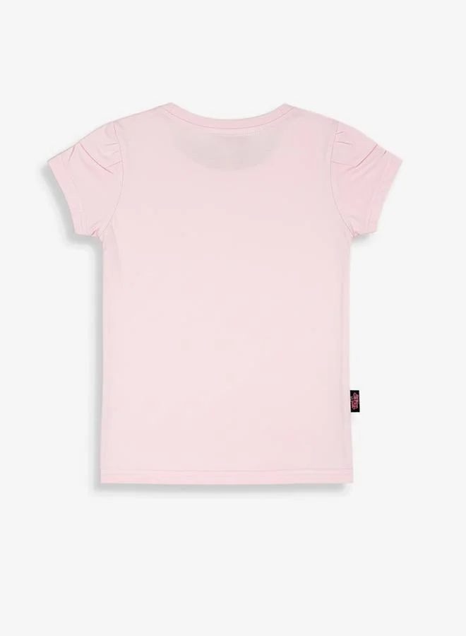 Tom And Jerry Graphic Print Round Neck Fashion T-shirt