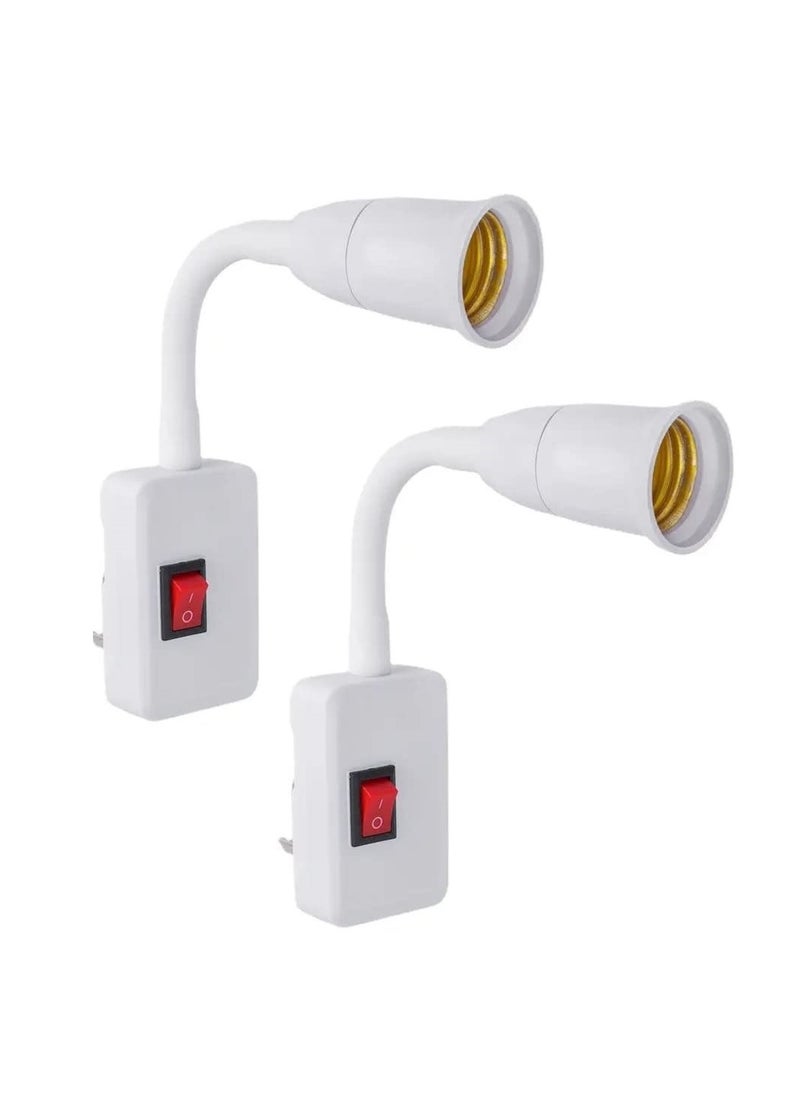Generic (2 Pieces) Switch Adapter Socket for Light Lamp Holder 2 pieces  - Image 1