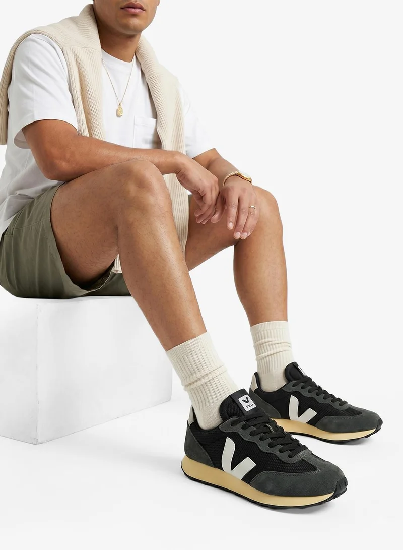 VEJA BLACK WHITE Rio Branco II Low Top Sneakers for Men | Best Price UAE