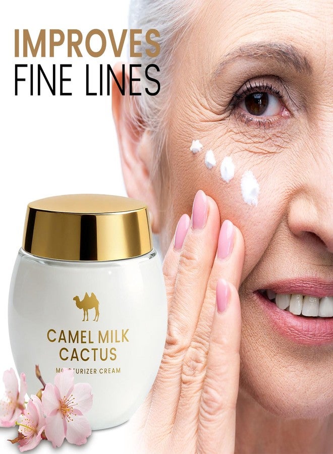 AOAO Camel Milk Cactus Moisturizing Repair Cream, Moisturizer Night Cream for Face and Neck, Maintains Normal Stratum Corneum Hydration, Fast-Absorbing & Nourishing, Improves Skin Feel, 130g/4.6oz - Image 3