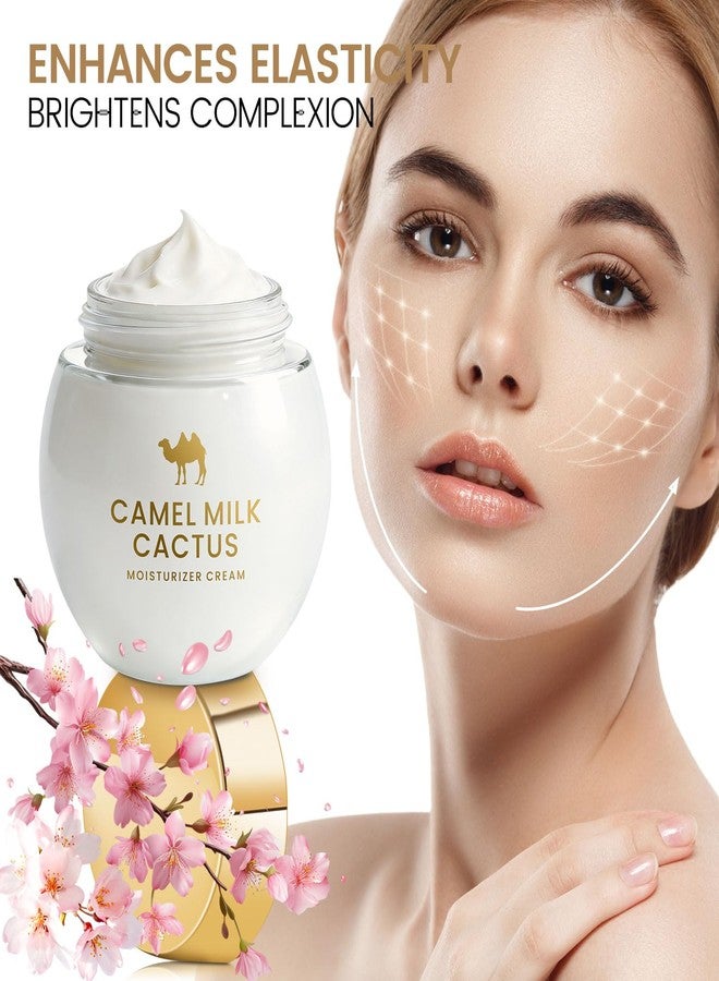 AOAO Camel Milk Cactus Moisturizing Repair Cream, Moisturizer Night Cream for Face and Neck, Maintains Normal Stratum Corneum Hydration, Fast-Absorbing & Nourishing, Improves Skin Feel, 130g/4.6oz - Image 5