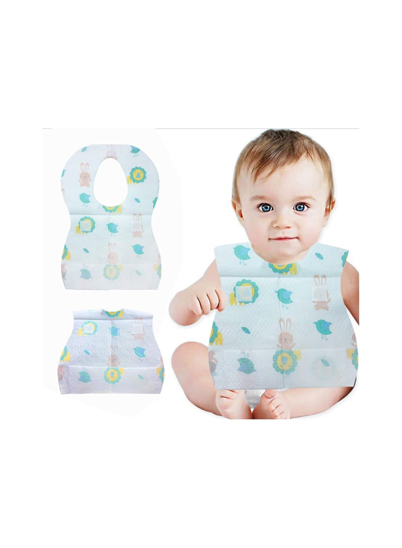 THE SMURFS Smurfs Smurf Box Of 20 Disposable Bibs Pack 3 60Counts, Baby Bibs, Infant Travel - Image 5