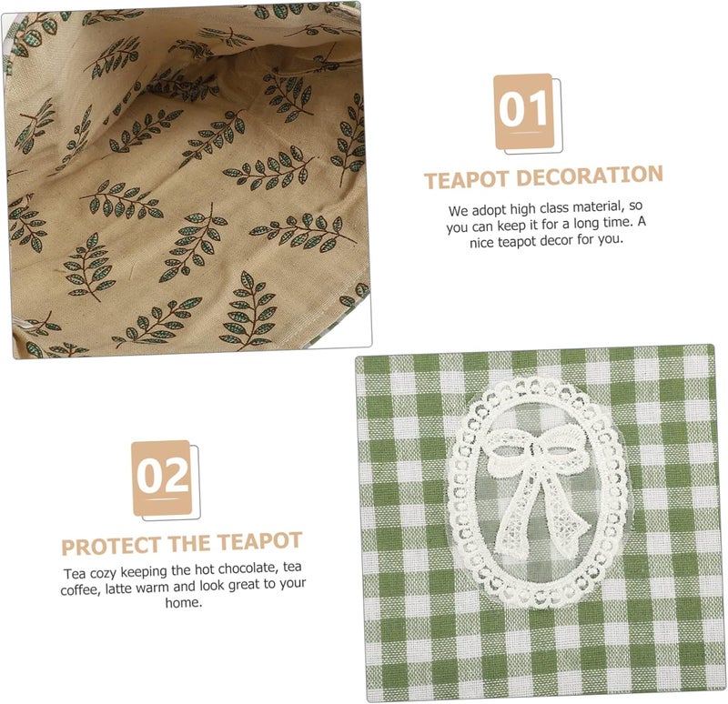 Homoyoyo Teapot Protective Cover Insulated Tea Cozy Tea Pot Warm Cover for Home - Image 5