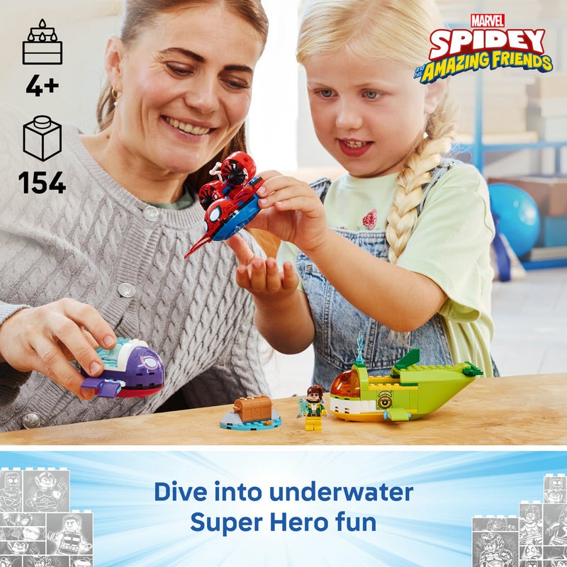 LEGO Marvel Spidey: Underwater Vehicles Building Toy 11207 (Age 4+, 154 Pieces) - Image 3