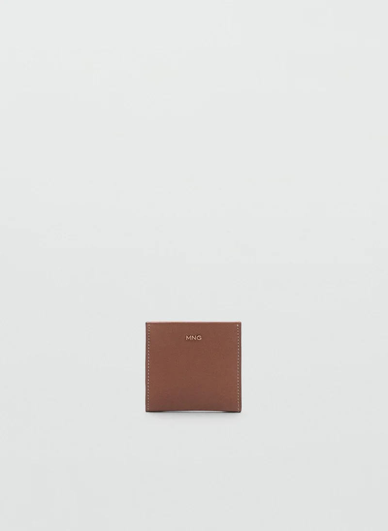 مانجو Embossed Wallet With Logo